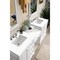 James Martin Vanities De Soto 82in Double Vanity Set, Bright White w/ 3 CM White Zeus Quartz Top 825-V82-BW-DU-WZ - alternate 2